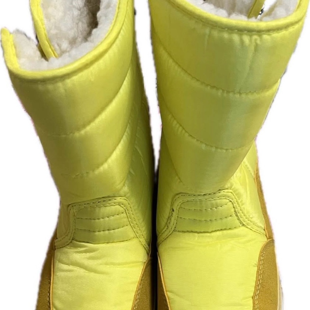 Yellow Winter Boots